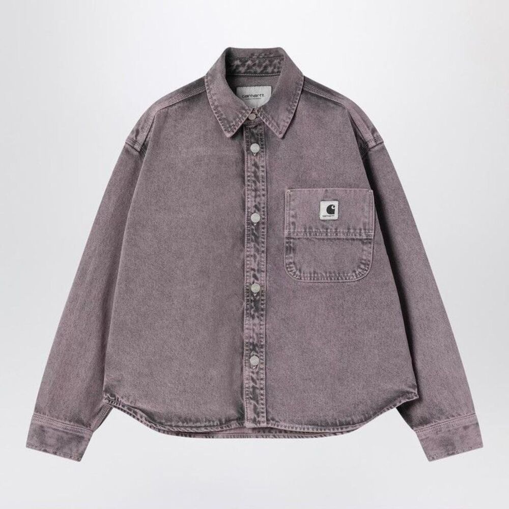 CARHARTT WIP Denim Overshirt Women BLACK Shirts